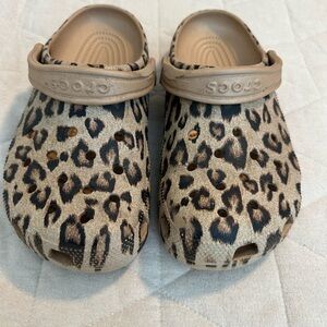Women’s Leopard crocs
